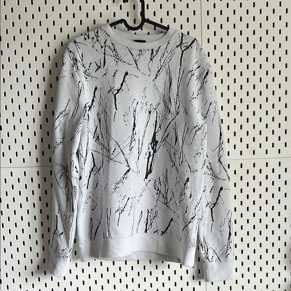 H&M Monochrome Graphic Sweatshirt